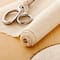 Cream Laminated Burlap Fabric Roll by Loops & Threads®